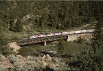 Eastbound Amtrak #6 California Zephyr near Mystic